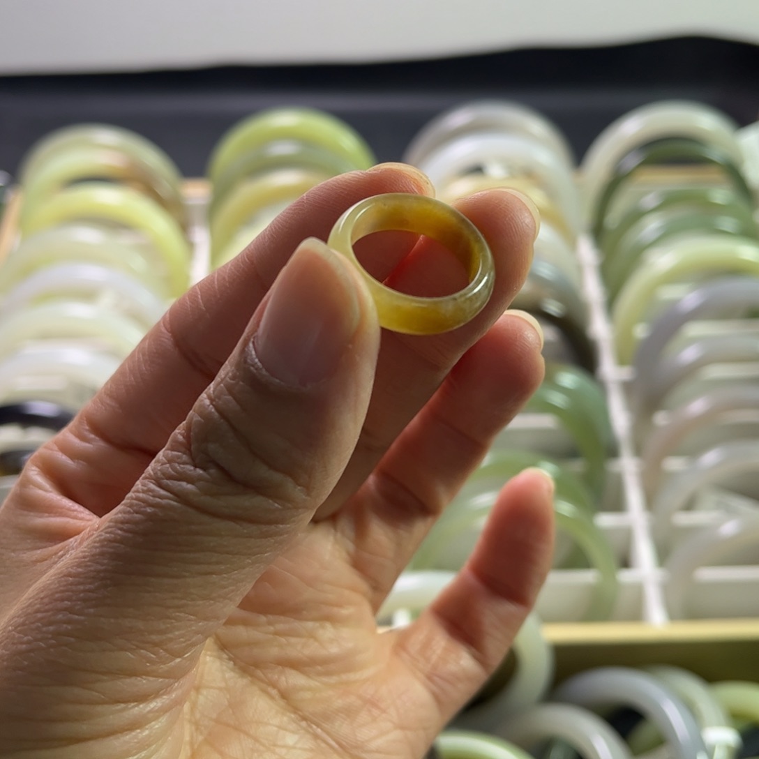 和田玉指环直径16mm未镶嵌