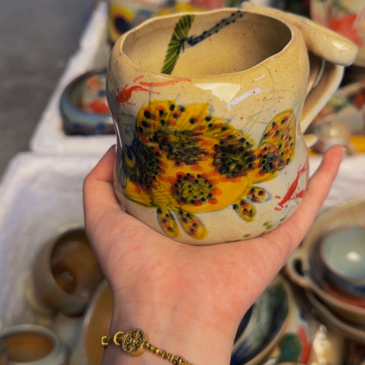 瓷片景德镇陶瓷手工手绘