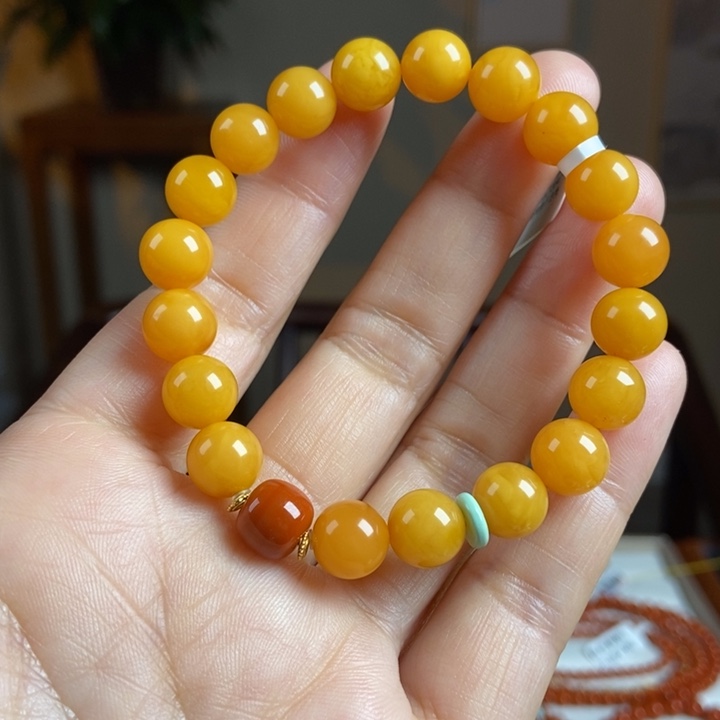 琥珀手链未镶嵌蜜蜡手串9