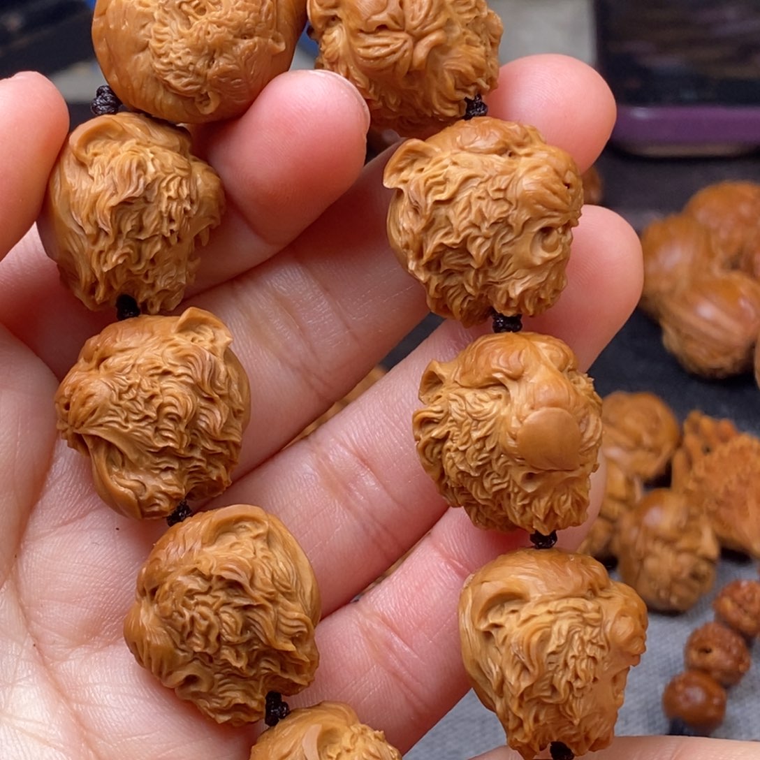 橄榄核手串/手链谱*核雕手串