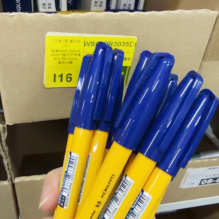 國語偽拔錨中性筆10支黑筆0.5