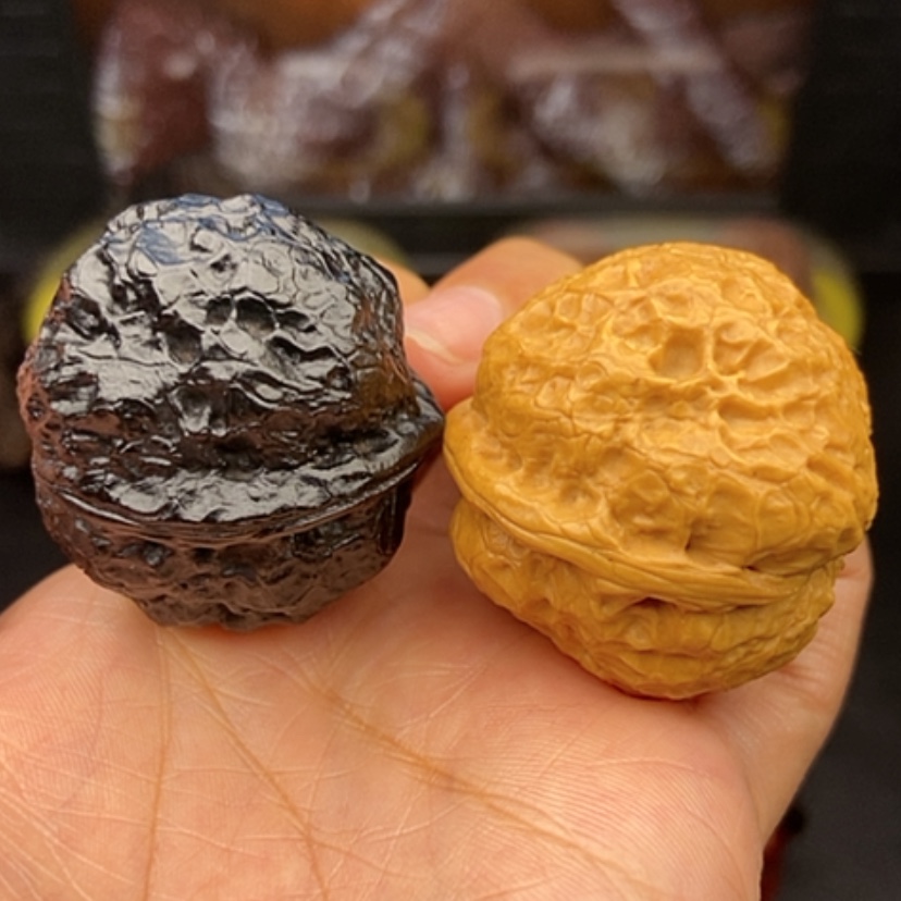 【闪购商品】文玩核桃吊坠39尺阴阳对霸王蟾