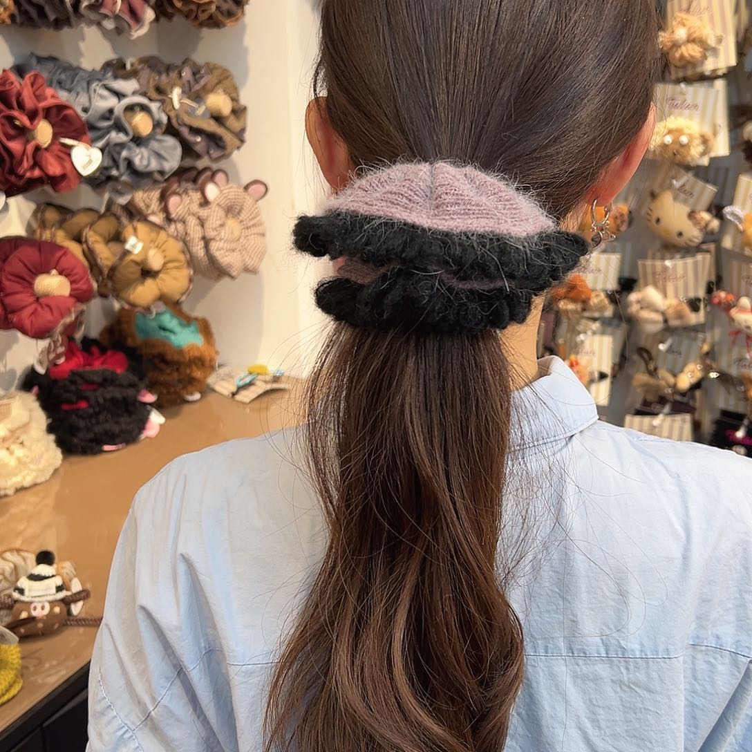 布艺铁合金发圈哦