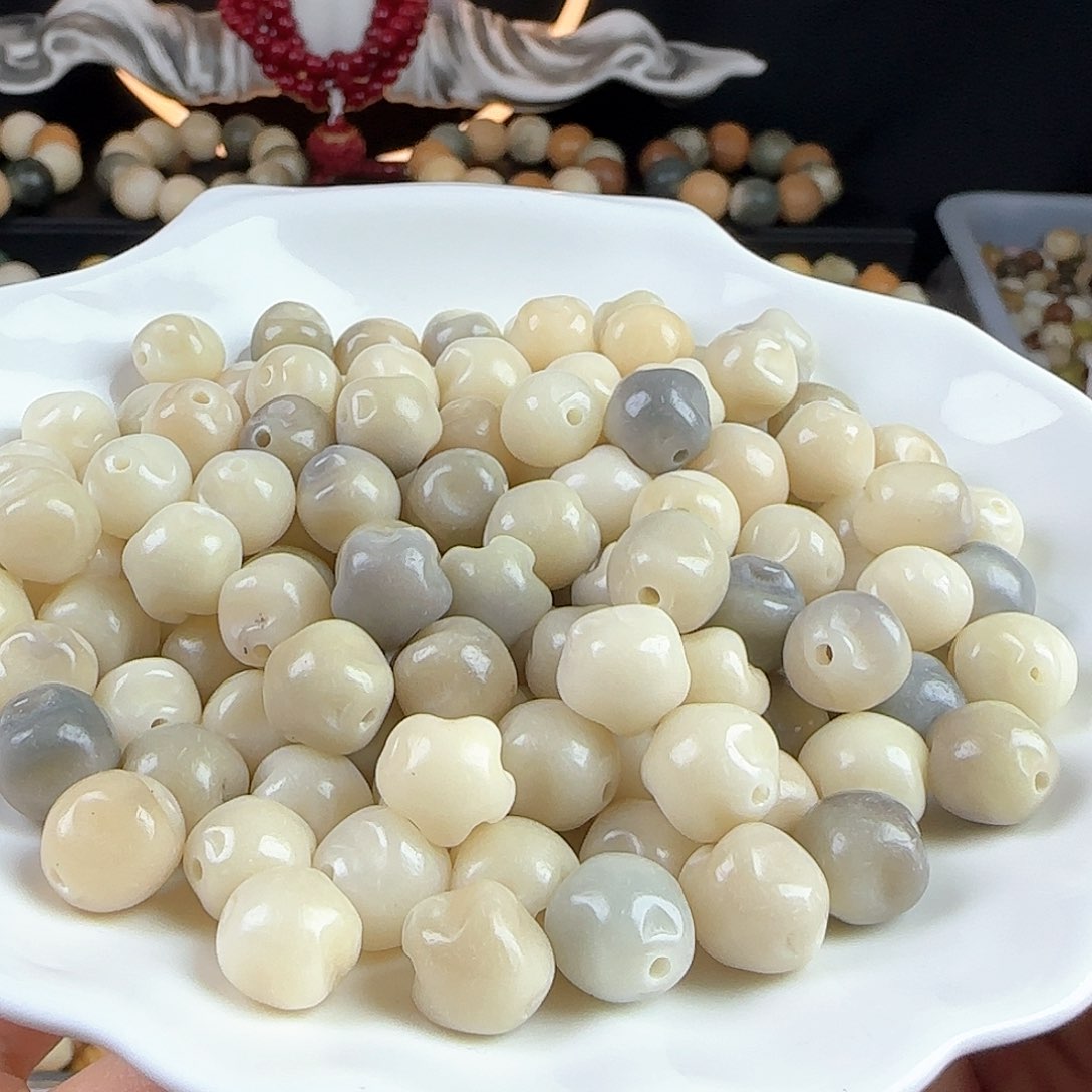 菩提根/象牙果吊坠卡12糯米糍胖星星20卡牌➕10备珠