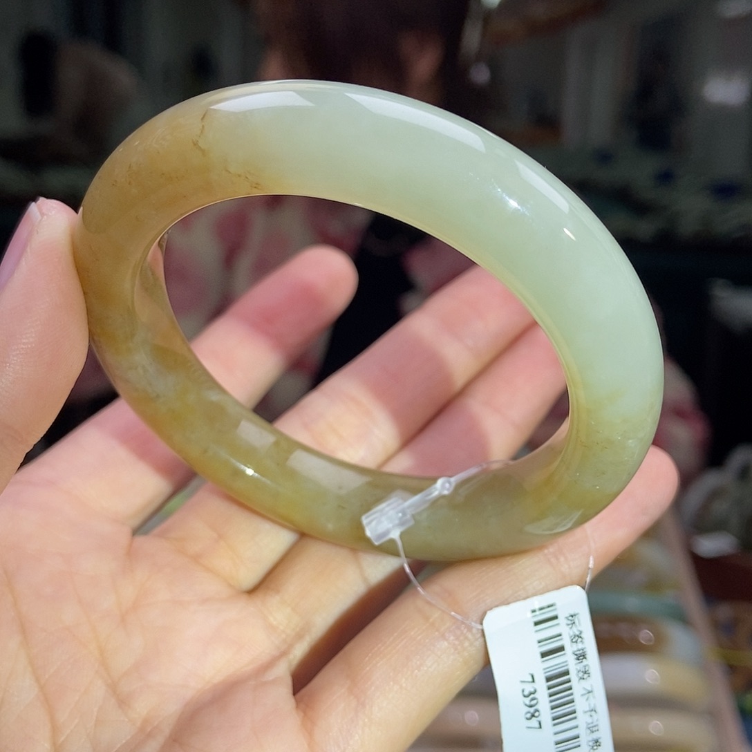 和田玉手镯未镶嵌54.3