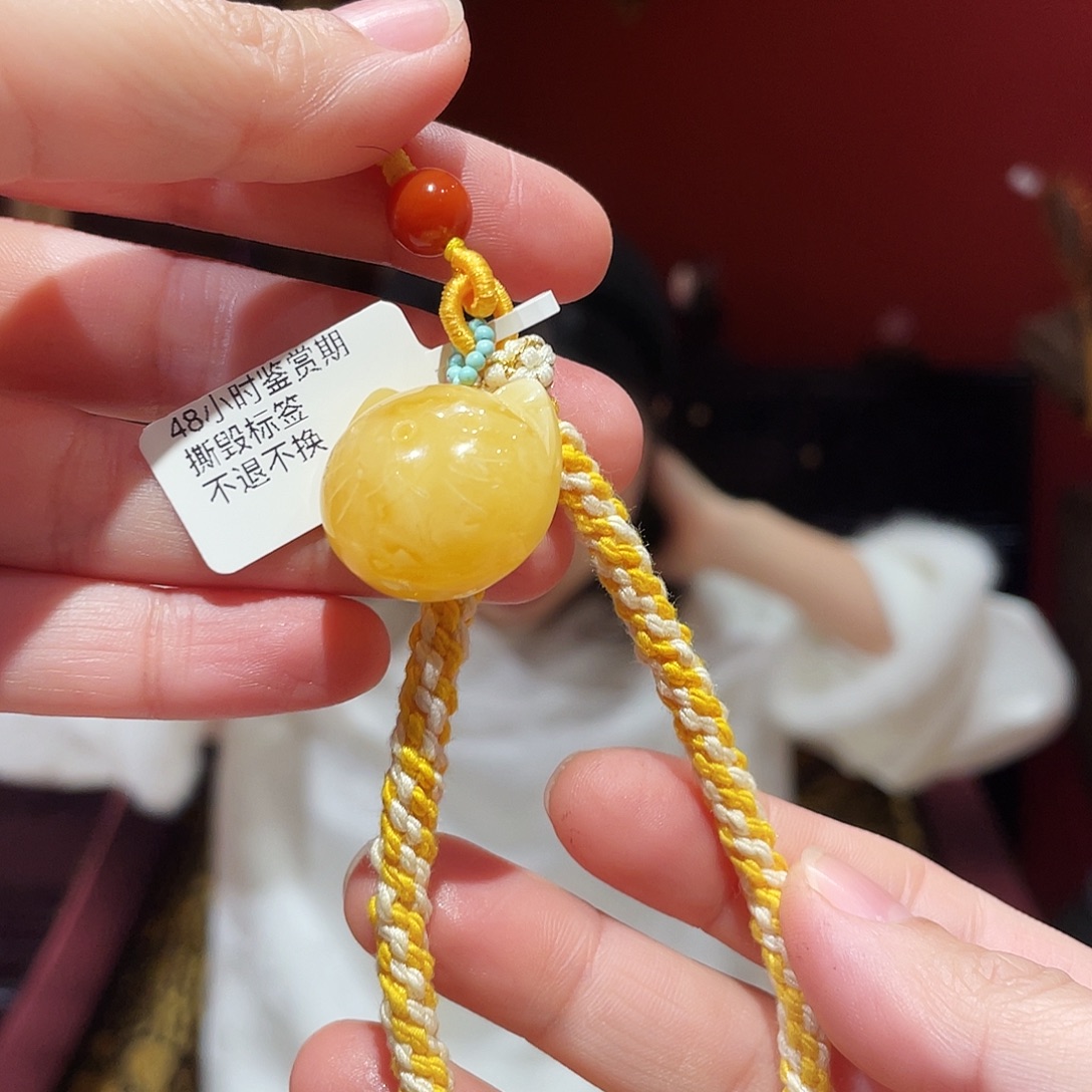 蜜蜡未镶嵌手链蜜蜡