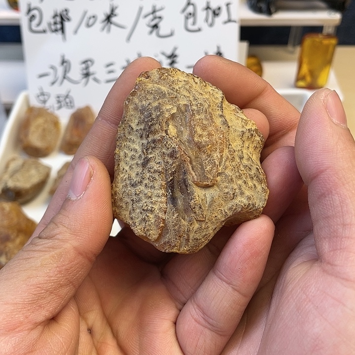 禾***子定制琥珀未镶嵌天然琥珀蜜蜡