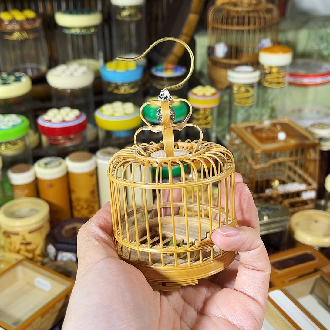 蟋蟀玉竹馒头顶蝈蝈笼