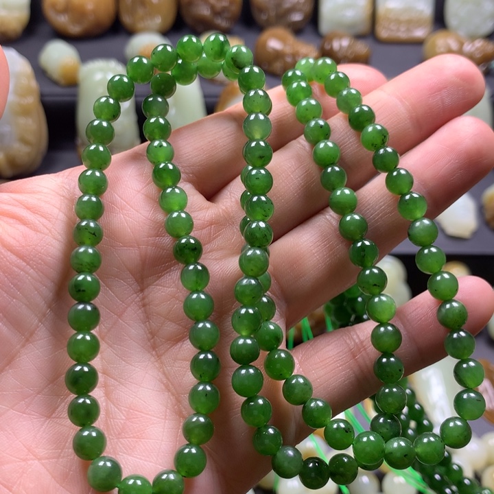 和田玉未镶嵌项链