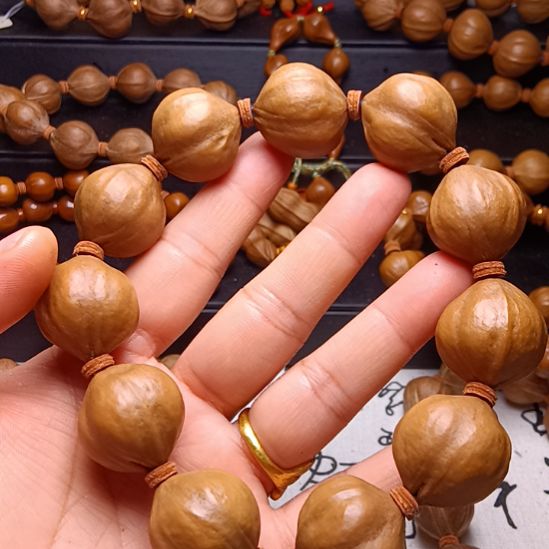 老***田橄榄核手串/手链橄榄核手串铁核蒜头正圆2.3*2.3