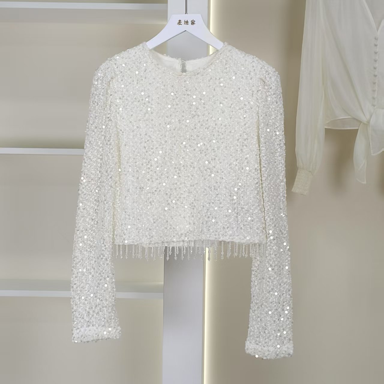 麦迪尚品【Miss-O】50522163 春秋高级感针织上衣品牌撤柜