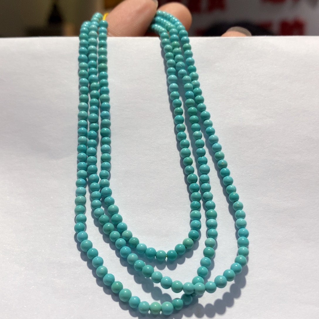 未镶嵌绿松石长链