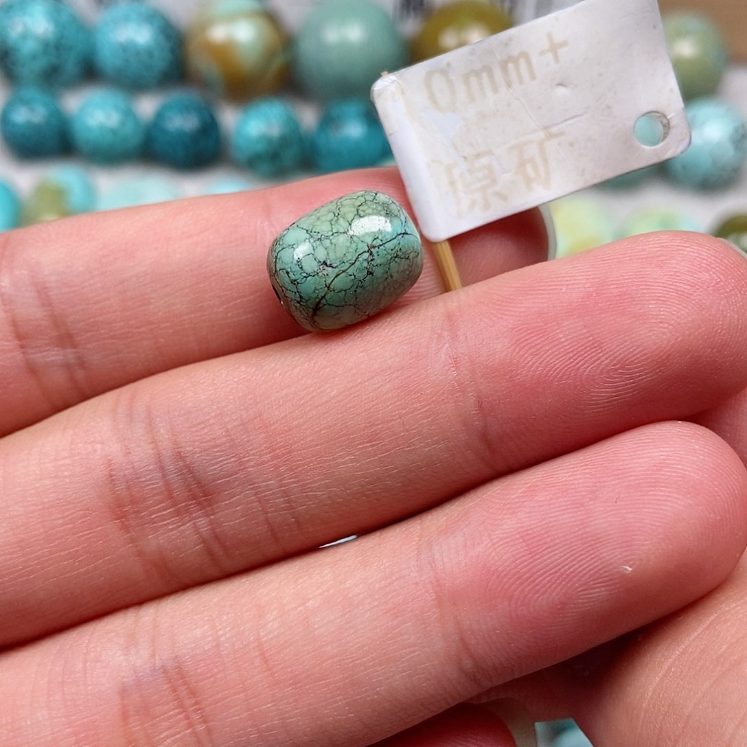 未镶嵌绿松石珠宝半成品