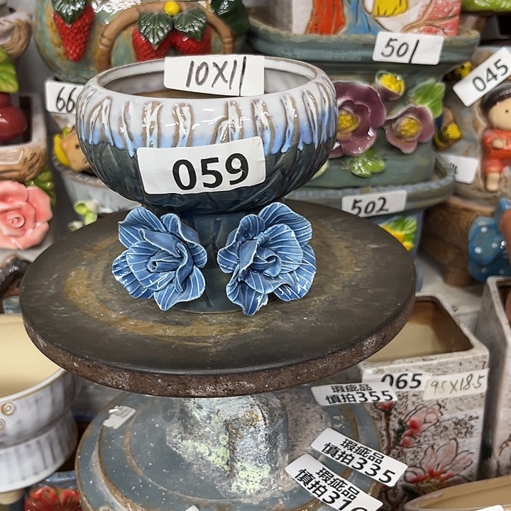 粗陶材质多肉花盆