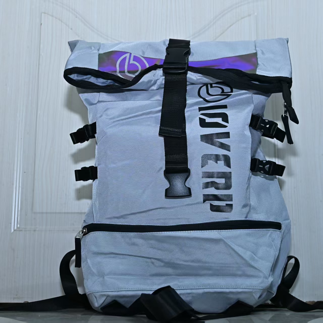 28761-双肩多功能挎包（银灰）