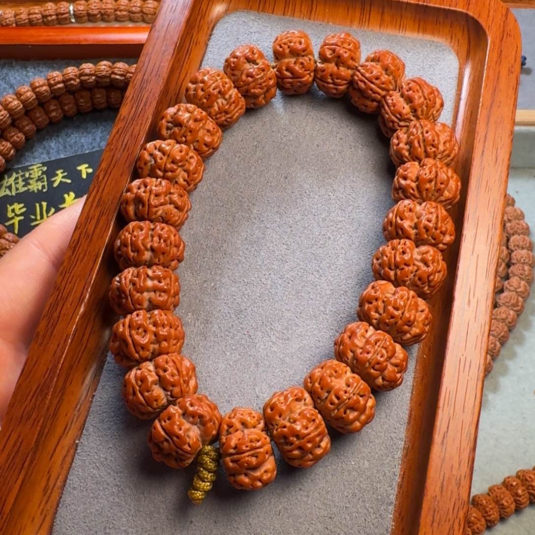 金刚菩提手串飞碟梅花双龙17