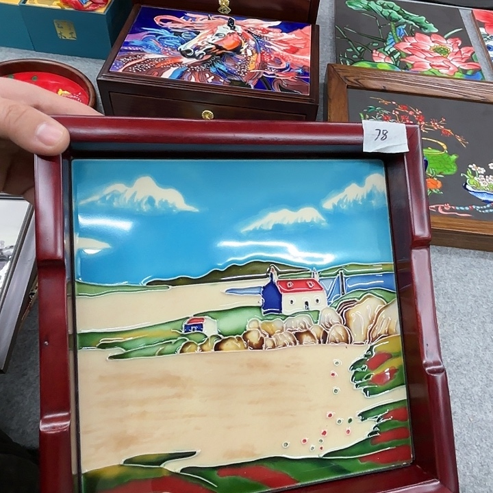 陶瓷板画20/20托盘