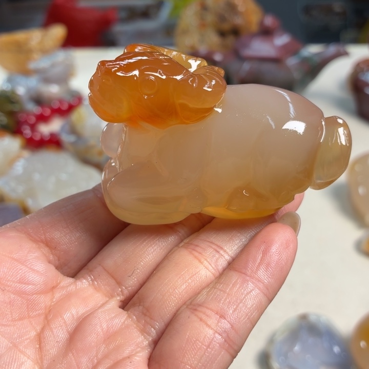 玛瑙/玉髓未镶嵌吊坠(不含链)