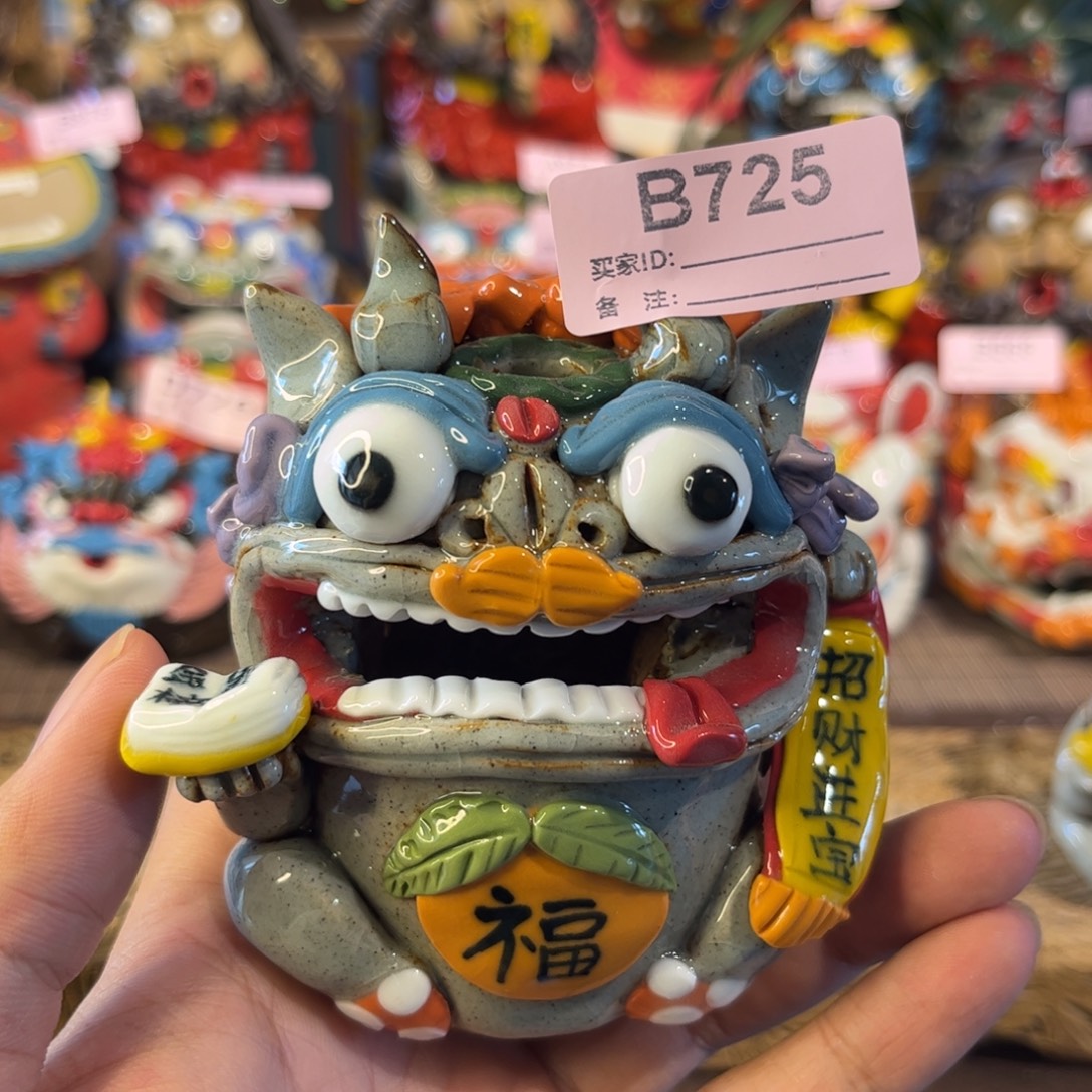泥塑纯手工茶宠摆件