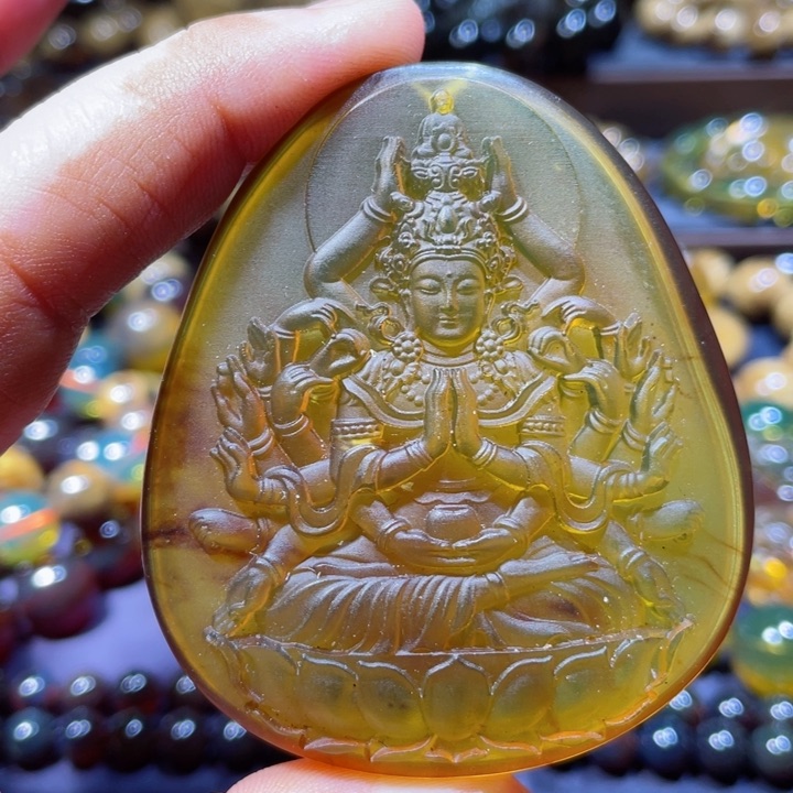 琥珀手链未镶嵌天然