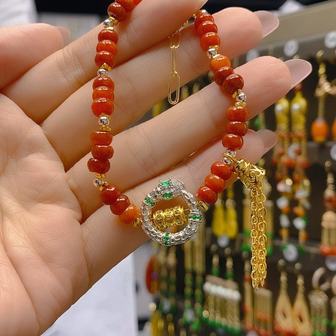 翡翠合金耳饰翡翠