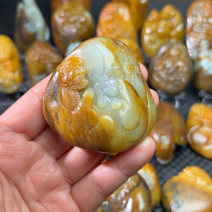 和田玉把件未镶嵌