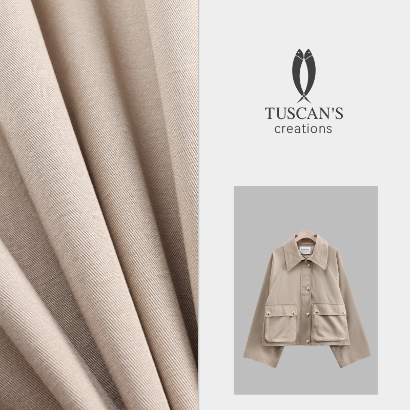 TUSCAN'S CREATIONS时尚休闲宽松短外套女士通勤百搭梭织外套时代