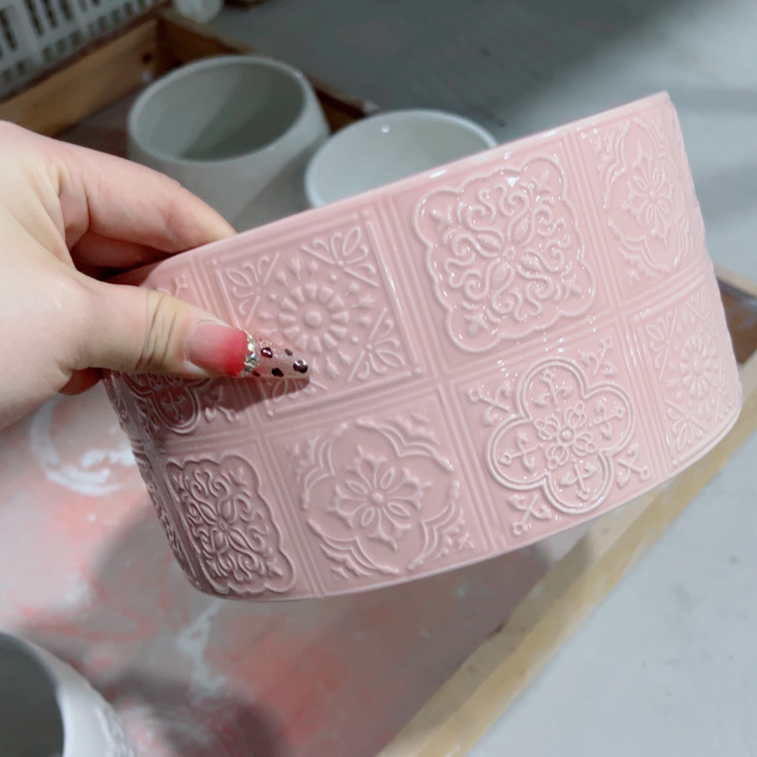 有孔，陶瓷花盆满10米包邮发货