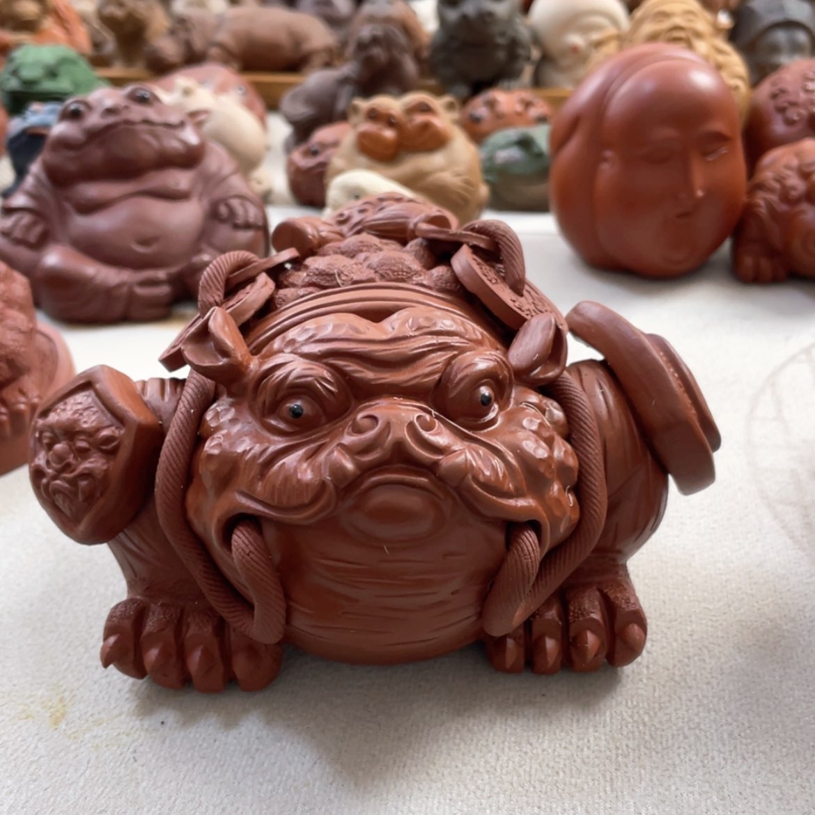 【闪购商品】紫砂茶宠紫砂金蟾