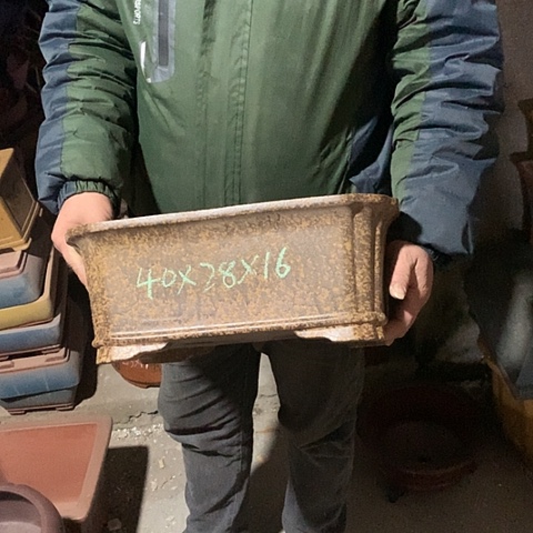 紫砂花盆手工制作