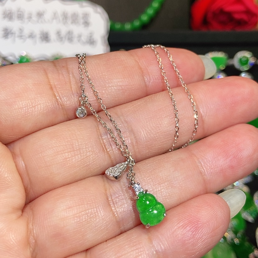 【闪购商品】颈饰未镶嵌翡翠天然翡翠