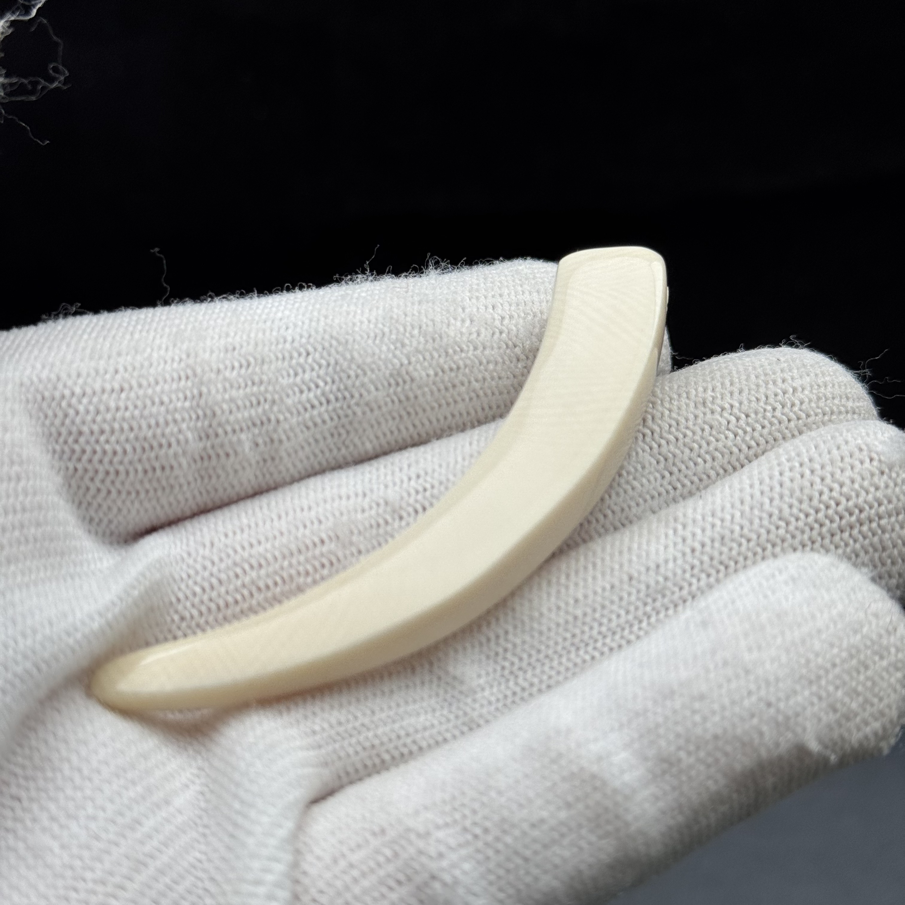 D3865天然猛犸牙 牙尖 60mm支持鉴定 假一罚四