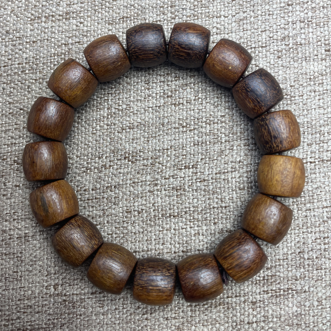 沉香木串文玩老料 手串 51号