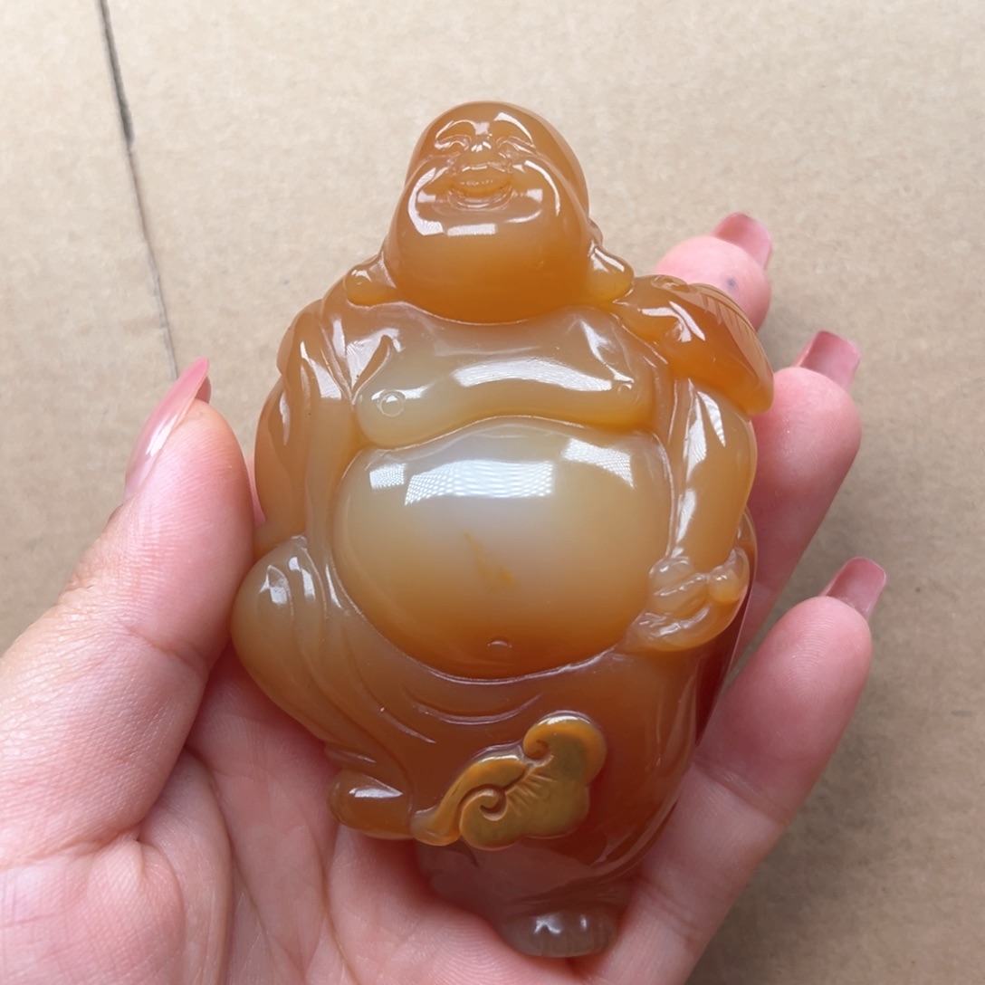 玛瑙/玉髓手玩件合金