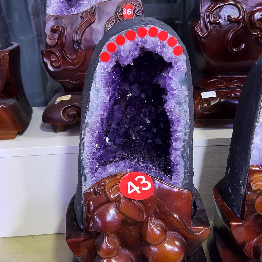 紫晶大型摆件（非配饰）未镶嵌