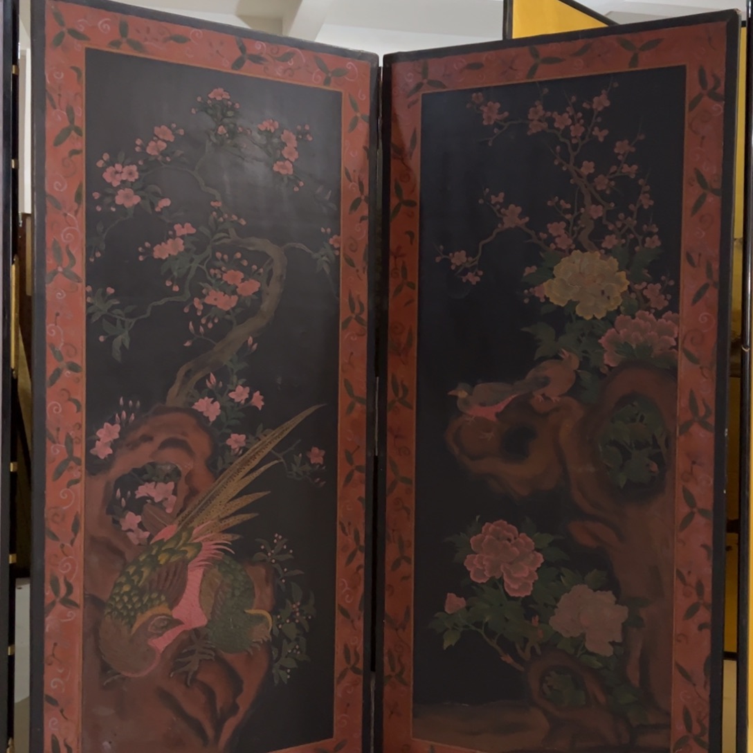 绘画屏风框画回流屏风