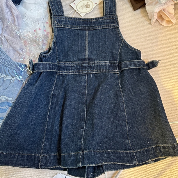 拉拉裙子牛仔背带裙