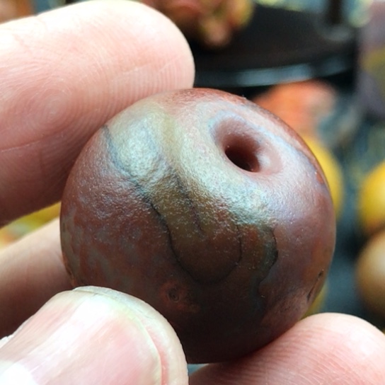 兄***弟玛瑙/玉髓未镶嵌配珠挂件