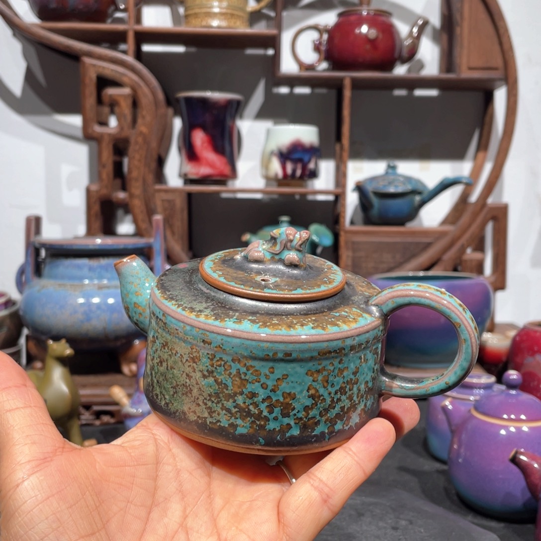 q***3中国神后钧瓷茶器