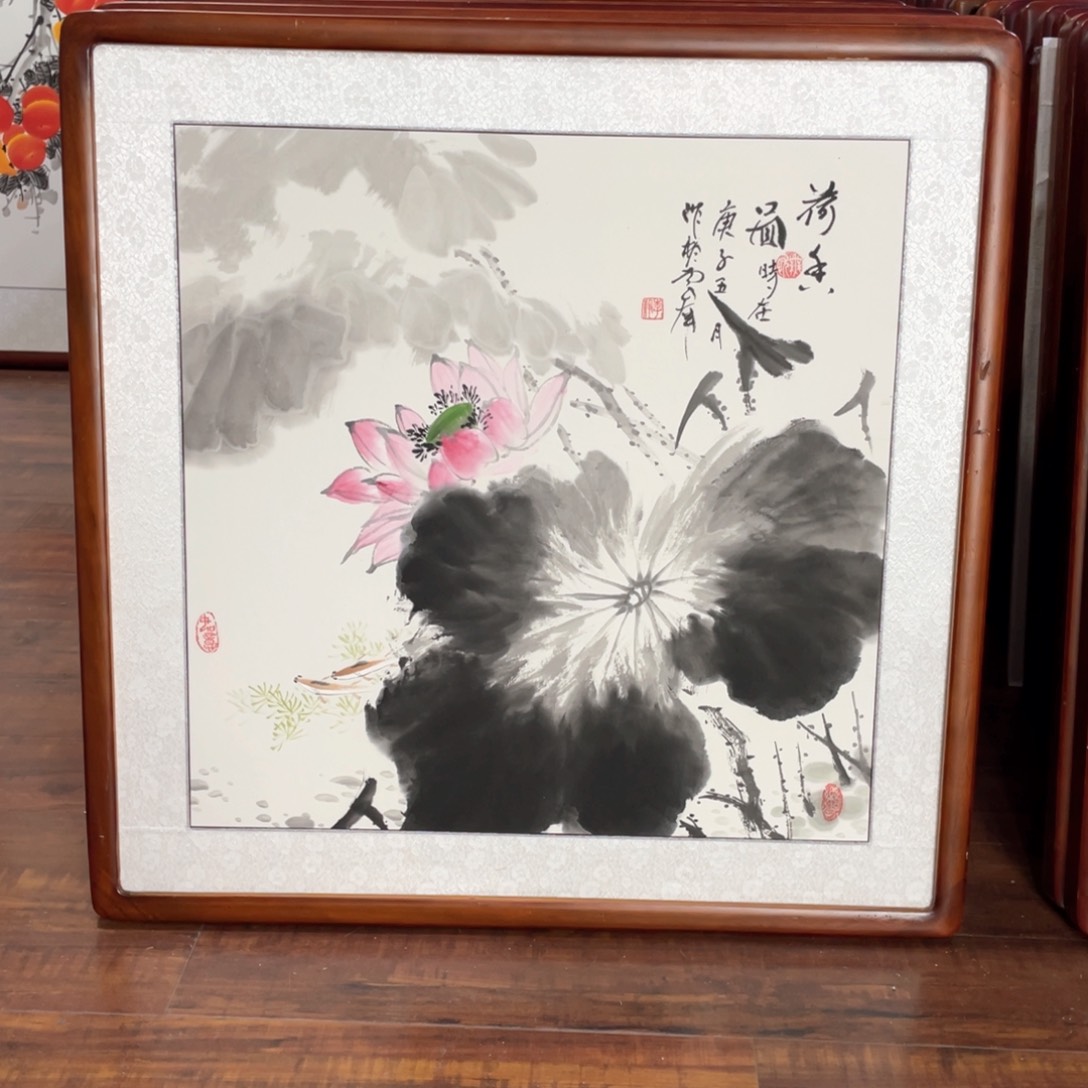 国画带框尺寸63*63厘米