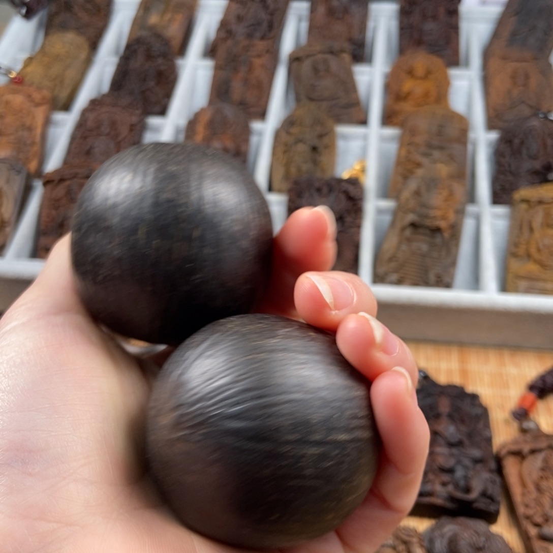 香榧木海南原料手球5.0