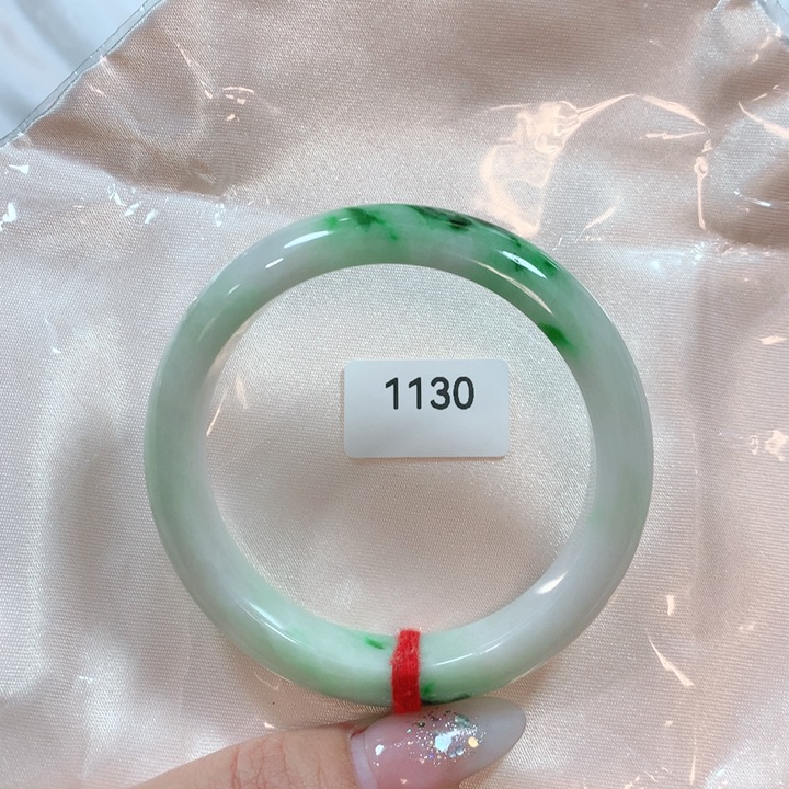 翡翠手镯未镶嵌天然翡翠手镯54