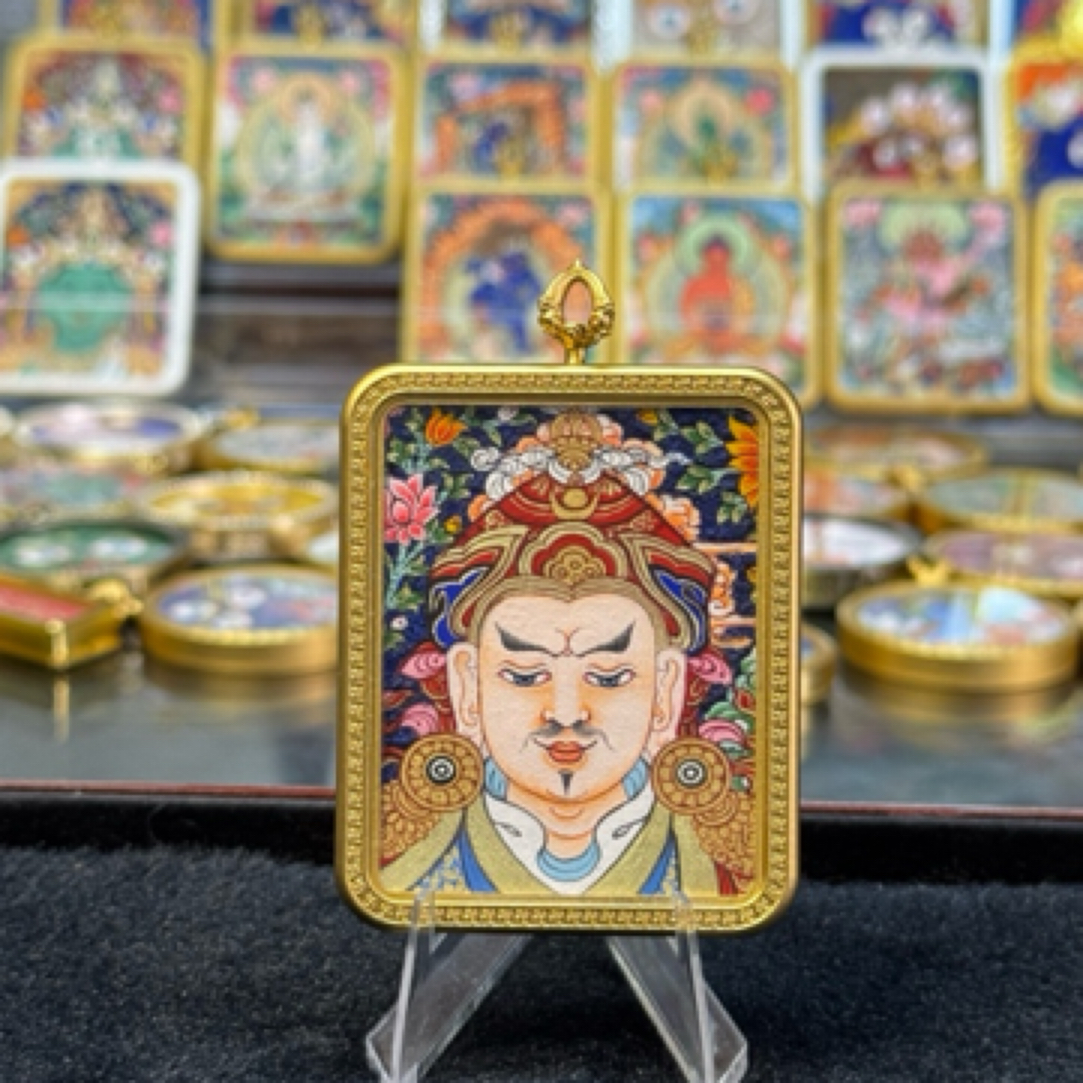 莲花生大师  热贡纯手绘  精品唐卡