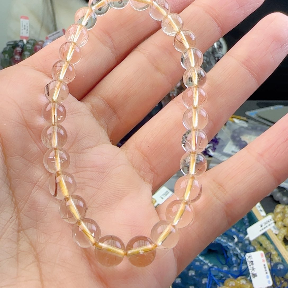 水晶手链未镶嵌手串