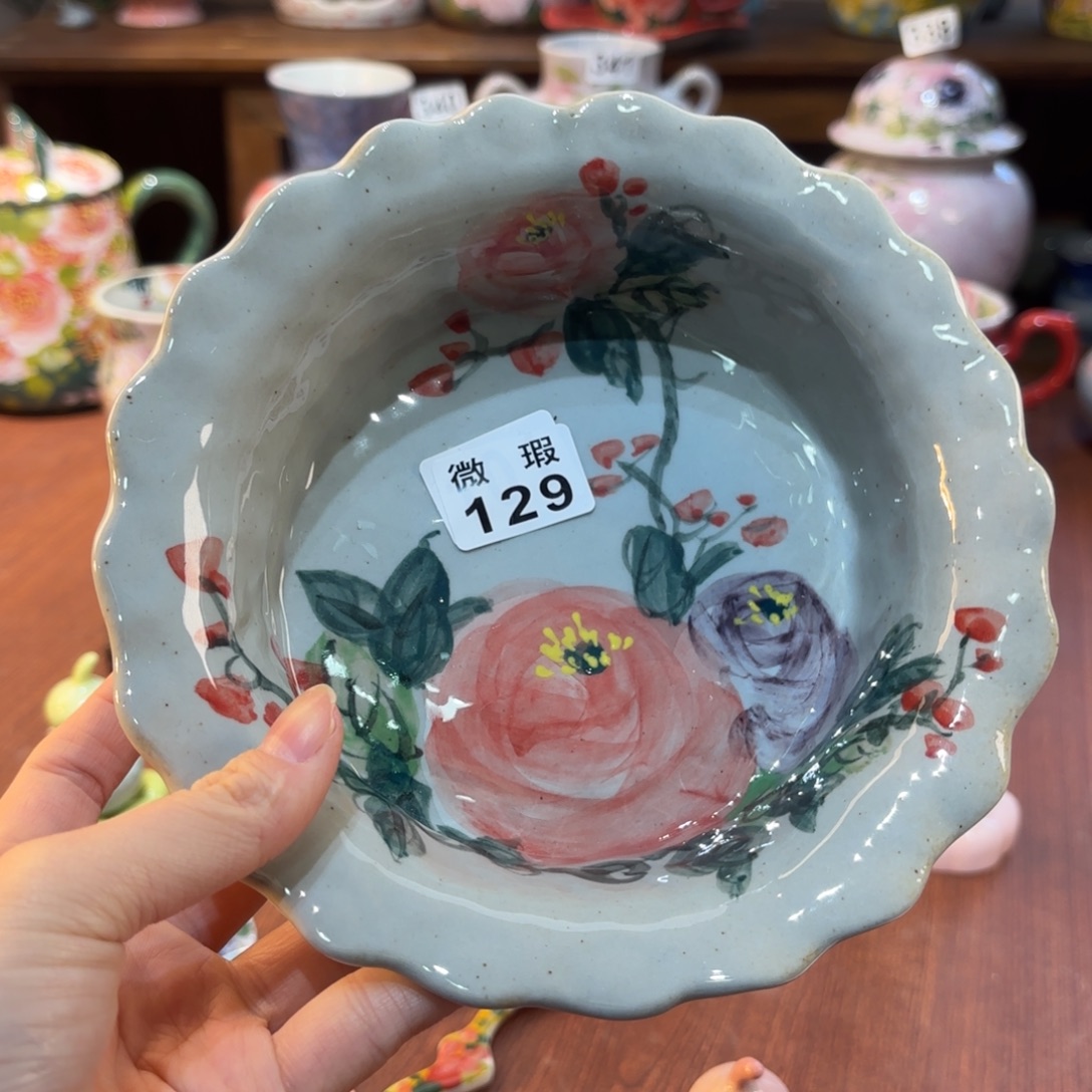 摆件景德镇手绘高温釉下彩陶瓷茶具