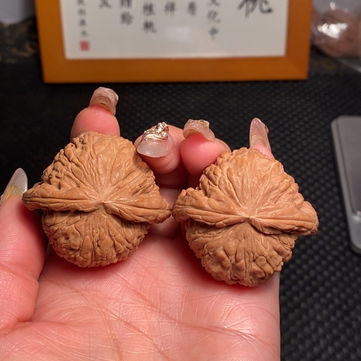 文玩核桃把件44白狮子