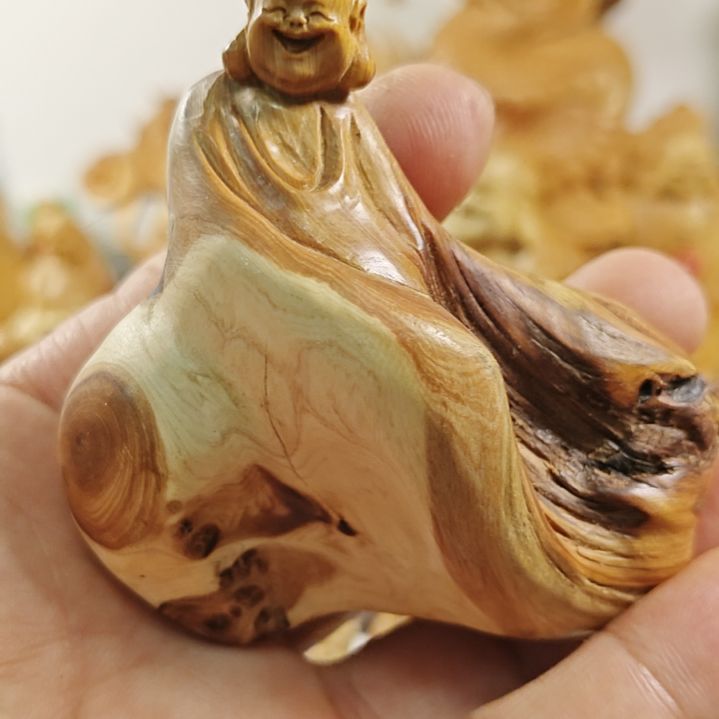 柏木双色坨坨料乐乐手把件