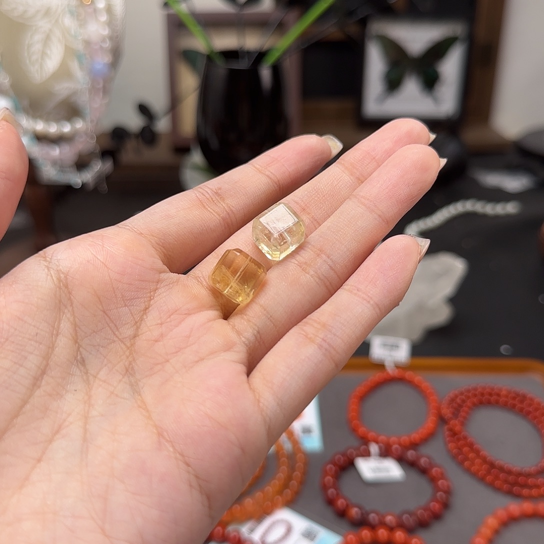 吊坠(不含链)未镶嵌水晶小方糖拍一发二卡10