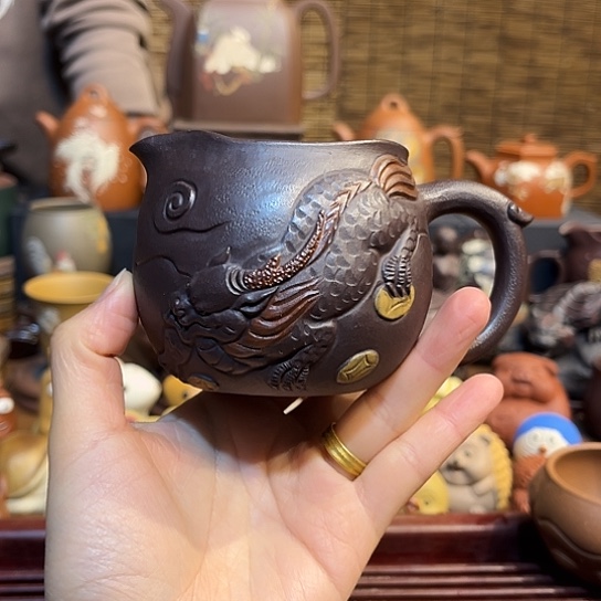 紫砂茶杯紫砂公道杯