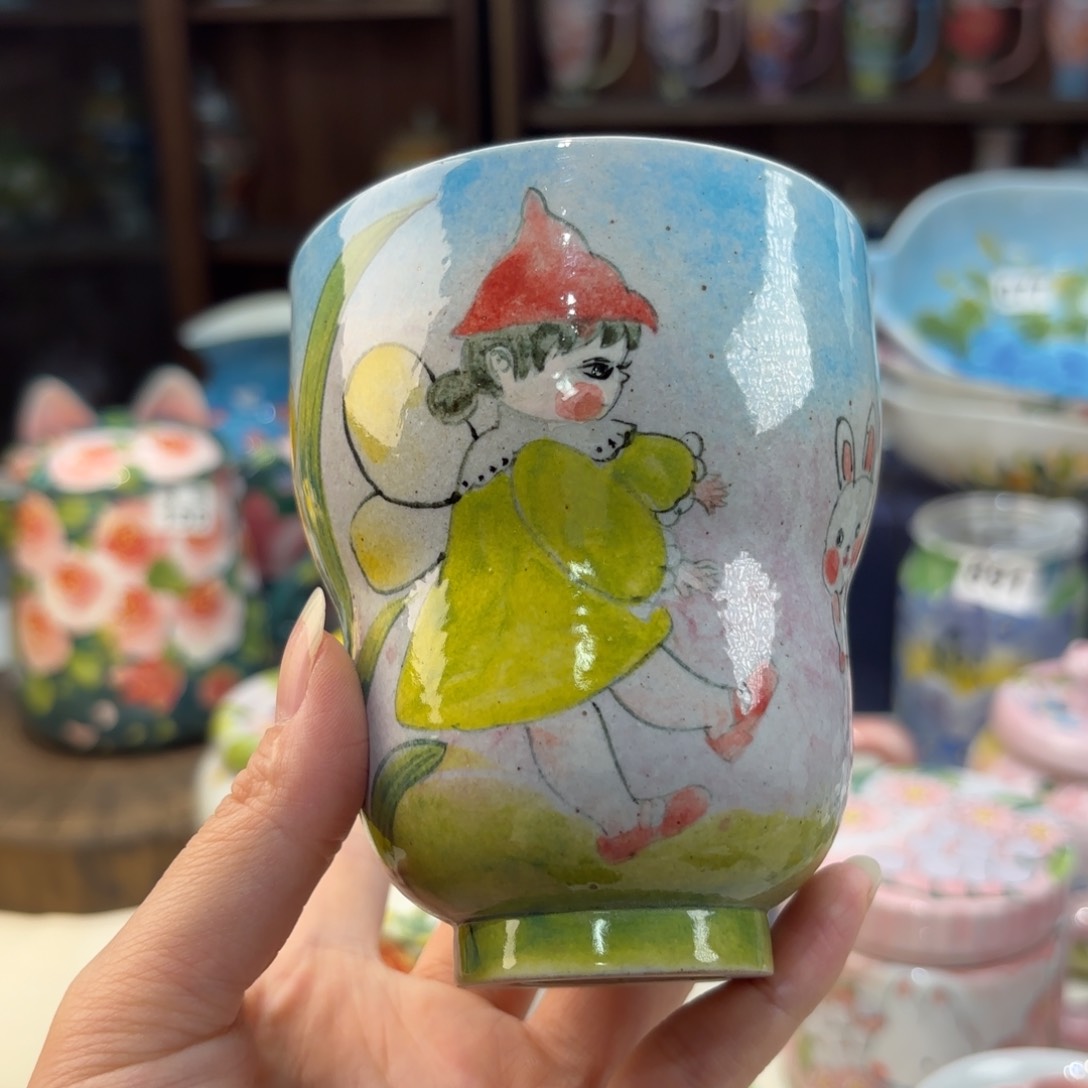 瓷片景德镇手绘高温釉下彩陶瓷茶具